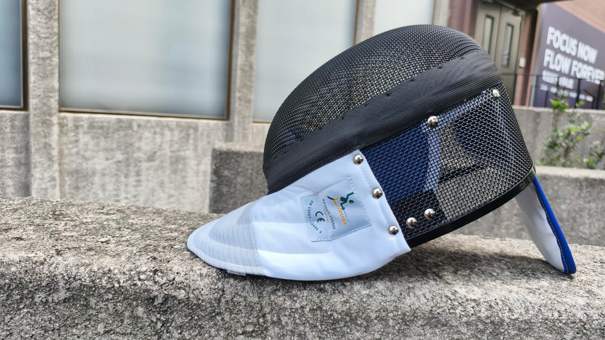 LEONARK Fencing Foil Mask Fencing Helmet CE 350N Certified National Grade Masque - Fencing Protective Gear