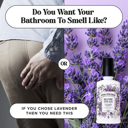 Poo-Pourri Before-You-Go Toilet Spray, Lavender Vanilla, 2 Fl Oz
