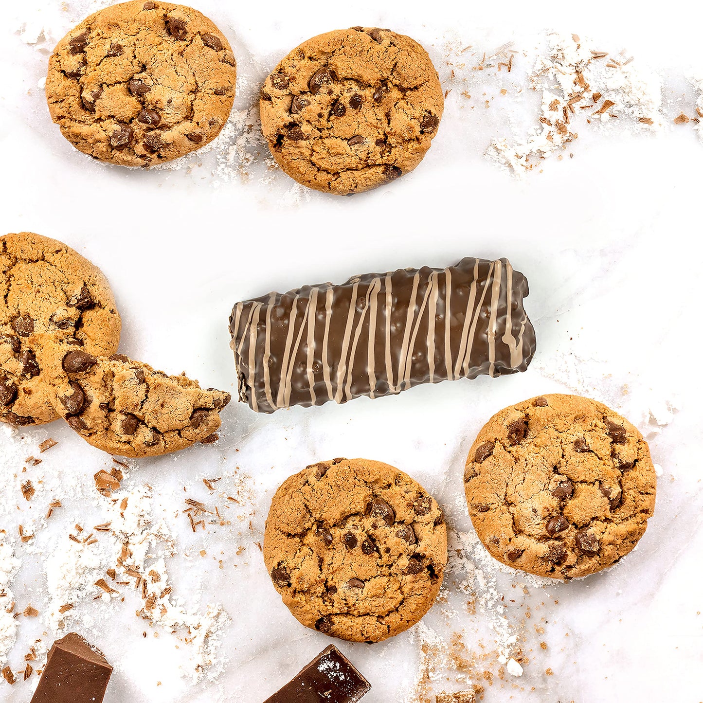 FITCRUNCH Snack Size Protein Bars, 6-Layer Baked Bar, 3g of Sugar, Gluten Free & Soft Cake Core (9 Count, Flavor Lovers)