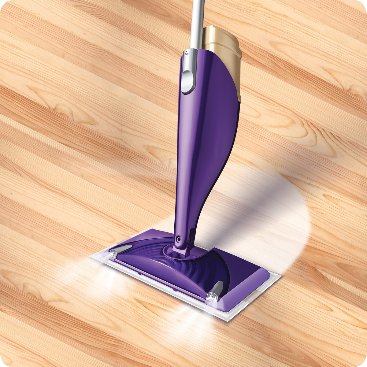 Swiffer WetJet Multi-Purpose Floor Cleaner Solution with Febreze Refill, Hardwood Floor Cleaner, Lavender Scent, 1.25 Liter -42.2 Fl Oz (Pack of 2)