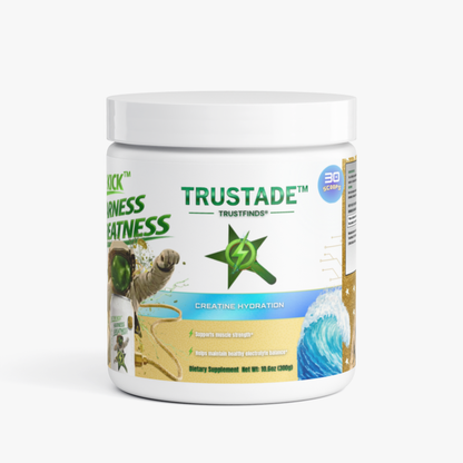 TRUSTADE™ Creatine Hydration Powder - Electrolyte Drink Powder – Zero Sugar, Energy Supplement – Sodium, Potassium, & Magnesium – Keto Electrolytes Mix for Rapid Rehydration – 10.6 oz