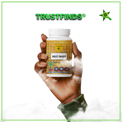 Trustfinds Organic Beet Root Powder Capsules - Supports Blood Pressure, Increase Stamina, Digestive, Immune System (Pure, Non-GMO & Gluten Free)