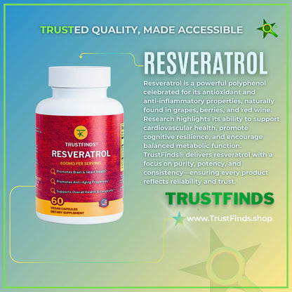 TrustLongevity™ Bundle (3 Pack) Trustfinds® Bee Pearls, NAD+, & Resveratrol 600mg - Natural Immunity & Vitality Support (150 Veg. Caps)