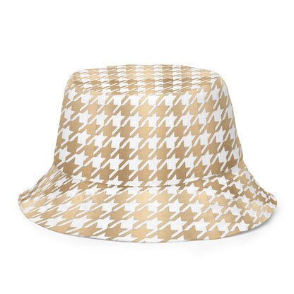 Trustfinds Gold Reversible Bucket Hat