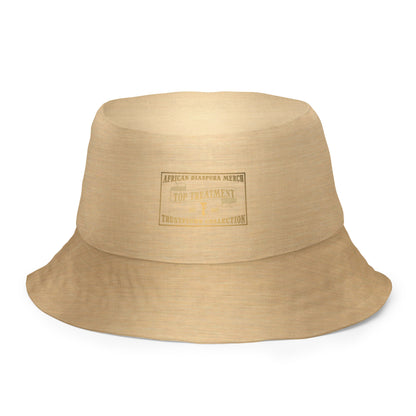 Trustfinds Gold Reversible Bucket Hat