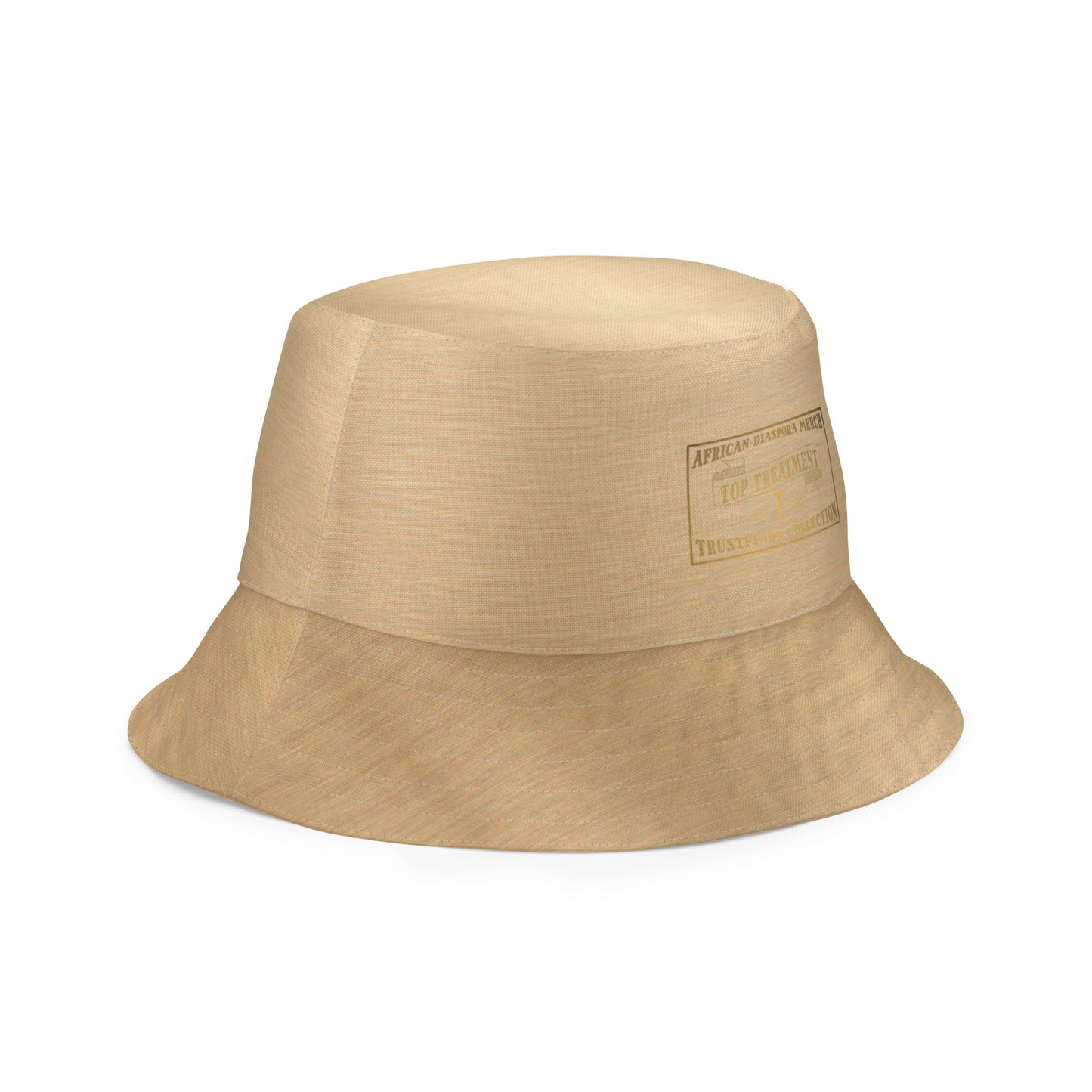 Trustfinds Gold Reversible Bucket Hat