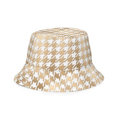 Trustfinds Gold Reversible Bucket Hat