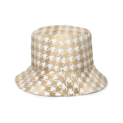 Trustfinds Gold Reversible Bucket Hat