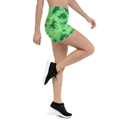 Official Trustfinds Lime Light Tie Dye Shorts