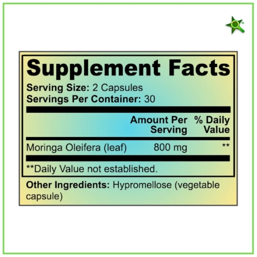 TrustFinds® Pure Moringa Powder, Energy, Skin, Immune & Gut Health Superfood, Rich in Antioxidants, Essential Vitamins & Amino Acids, Natural Green Superfood Supplement - 60 Count