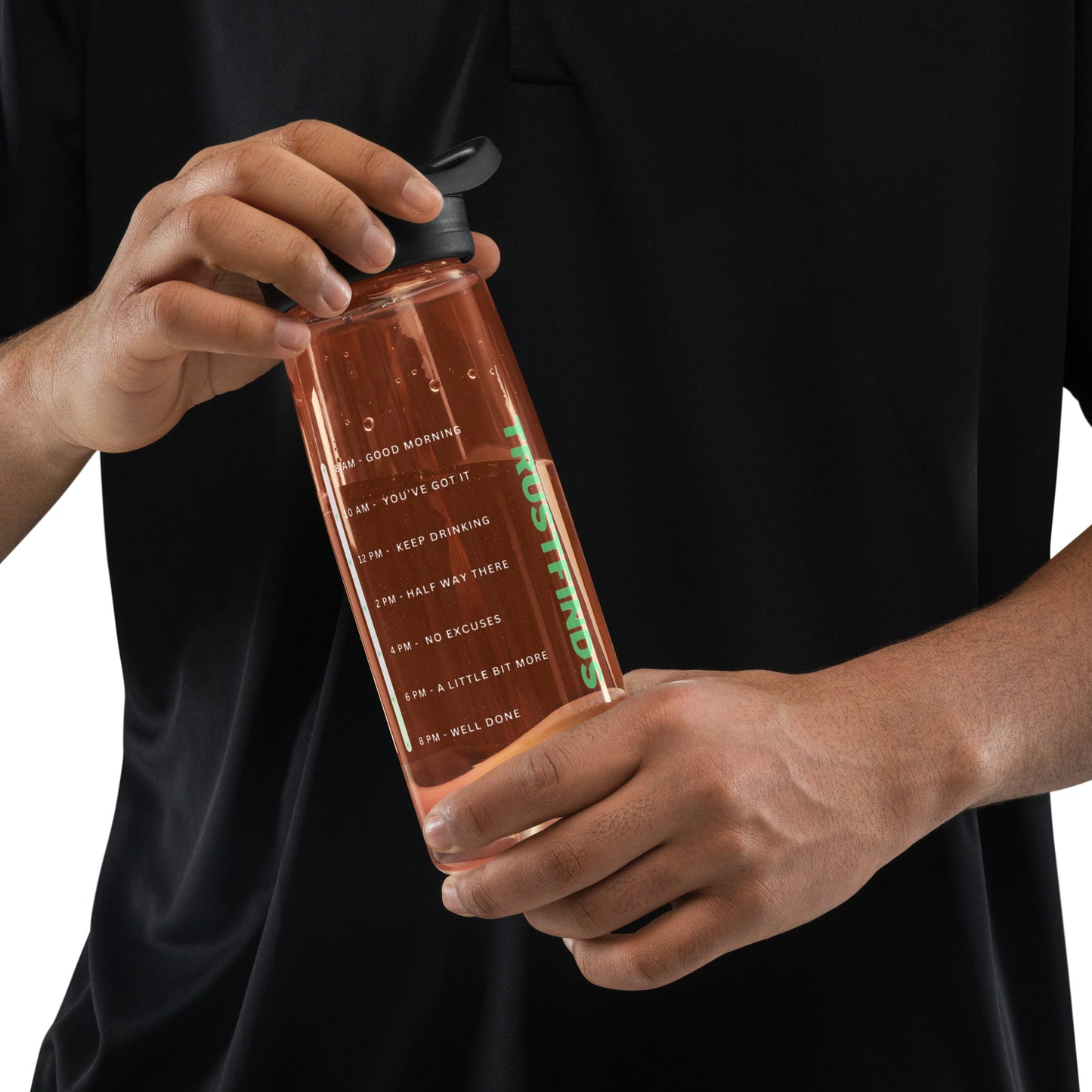Trustfinds Water Encouragement Sports Water Bottle