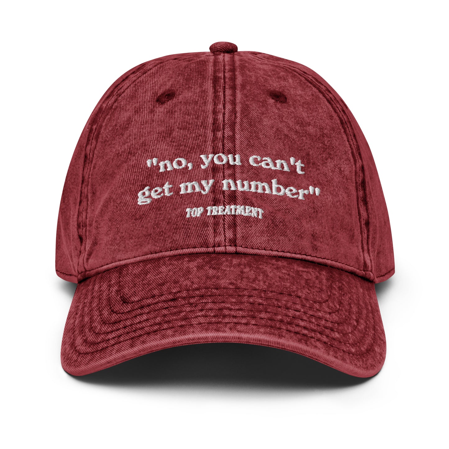 No Number Vintage Cap